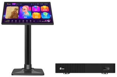 音創(chuàng)H70 新款智能語音點歌機分體機 4K高清雙系統(tǒng)家用KTV卡拉OK點唱機 H70-21.5寸4K分體機 1T硬盤